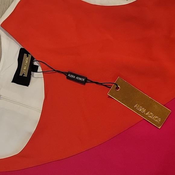 NWT- Alexia Admor Colorblock Dress - Picture 2 of 4